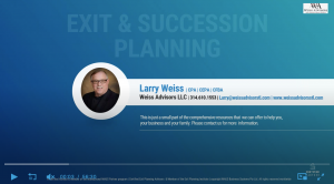 exit and succession planning